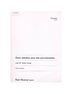 Doce estudios para 2 percusionistas. Porrá