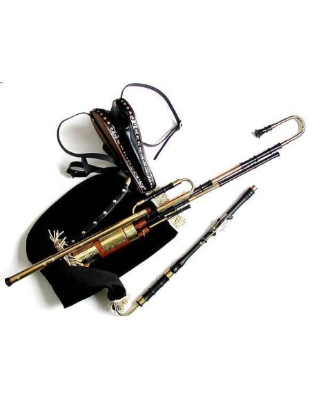 Uilleam pipe half set: Gaita Irlandesa