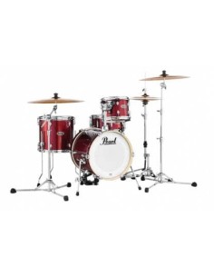 Bateria Pearl Midtown. Herrajes y platos de otra marca.