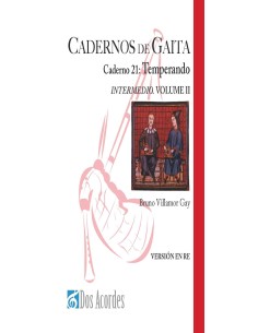 Caderno gaita 21. Temperando. Nivel Intermedio 2