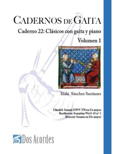 Caderno gaita 22. Clásicos con gaita y piano 1