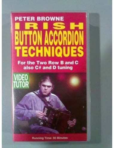 Irish Button Accordion Techniques. Vhs