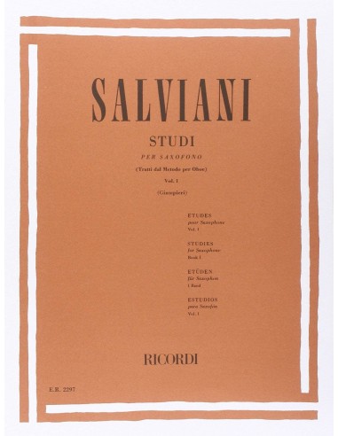 Saxo- Salviani. Studi per saxofono I