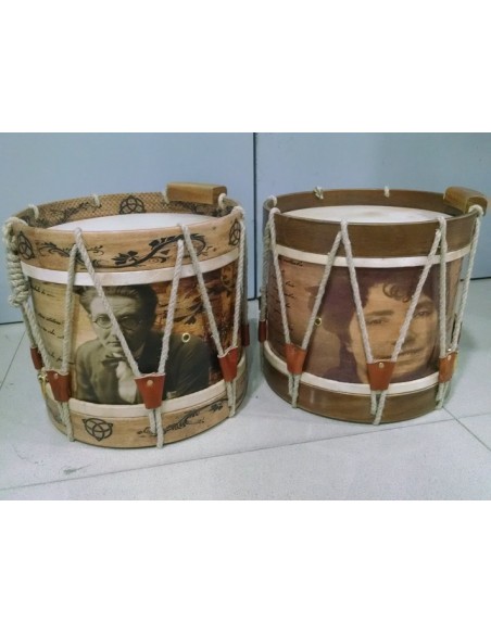 Tamboril galego decorado