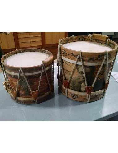 Tamboril galego decorado