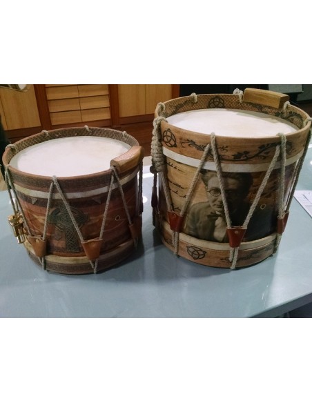 Tamboril galego decorado