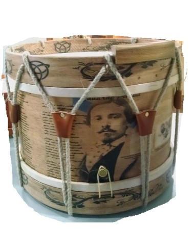 Tamboril galego decorado