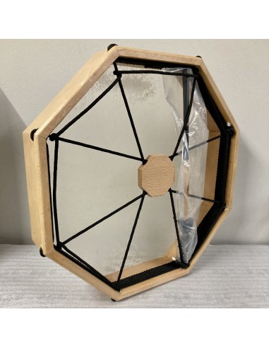 Tambor chamanico octogonal 40 cm