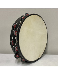 Pandereta galega chapas de cores.