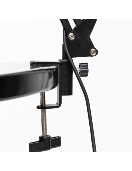 Micro Stagg USB cardioide. Set con flexo, pinza antivibracion y antipop