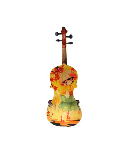 Violin decorado.
