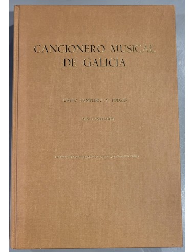 Cancionero musical de Galicia- Casto Sampedro y Folgar, José Filgueira