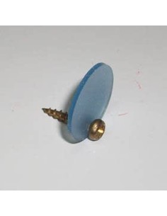 Valvula soplete. Goma con tornillo