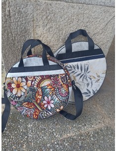 Funda pandereta tela 2