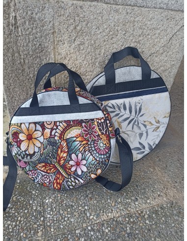 Funda pandereta tela