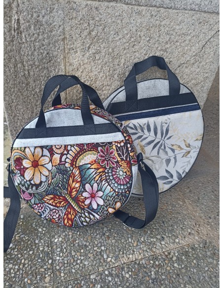 Funda pandereta tela