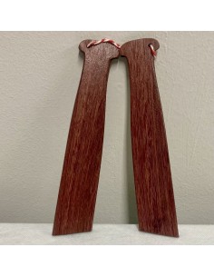 Tarrañolas artesanas buxo, wenge,... 2