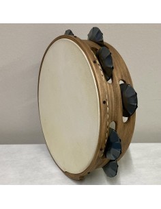 Pandereta 9 ferreñas "feitas a man" temper.