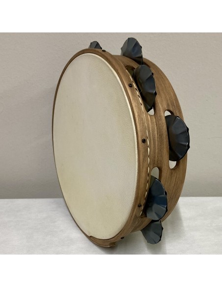 Pandereta 9 ferreñas "feitas a man" temper.