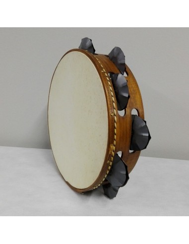 Pandereta 9 ferreñas encerada "feitas a man"...