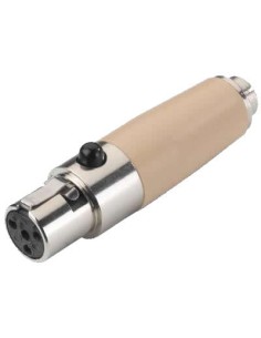 Adaptador Mini XLR 4-pin H a mini jack 2.5 H