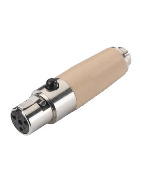 Adaptador Mini XLR 4-pin H a mini jack 2.5 H