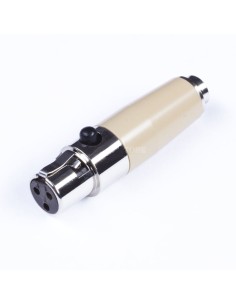 Adaptador Mini XLR 3-pin H a mini jack 2.5 H