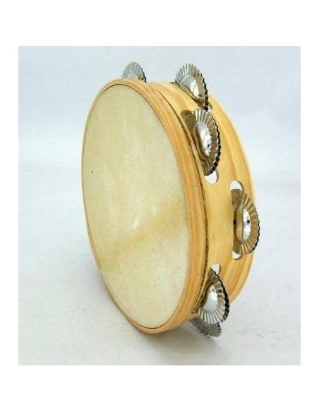 Pandereta galega 9 ferreñas. (Tamaño habitual en adultos)