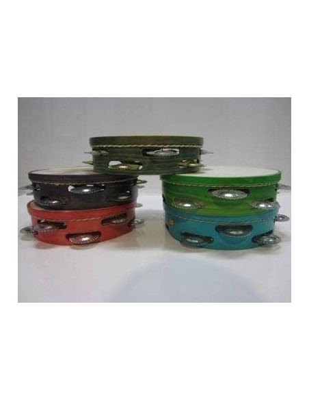 Pandereta galega 9 ferreñas. Colores