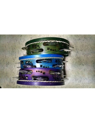 Pandereta 9 ferreñas troquelada