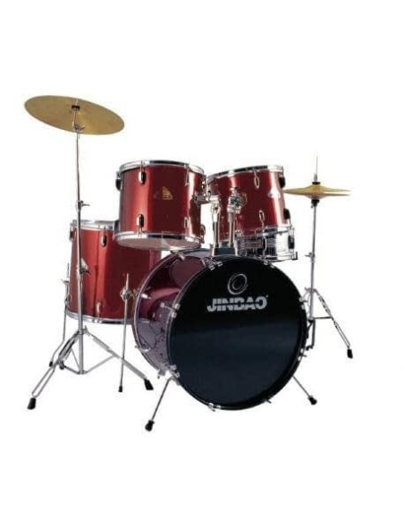 Bateria Jinbao con platos y sillin